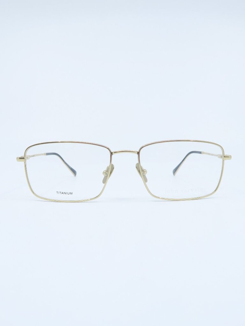 John Varvatos V184 540 54mm Gold Titanium Metal New Men's Eyeglasses.
